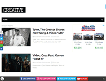 Tablet Screenshot of creative-hiphop.com